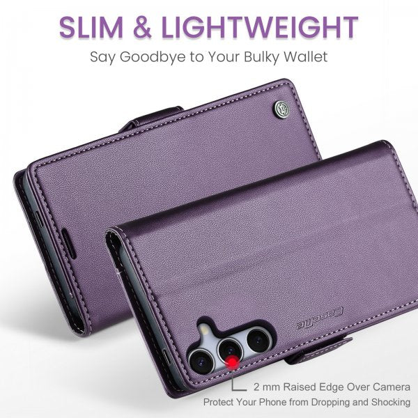 CaseMe Samsung Galaxy S25 FE -suojakotelo 023-sarja violetti
