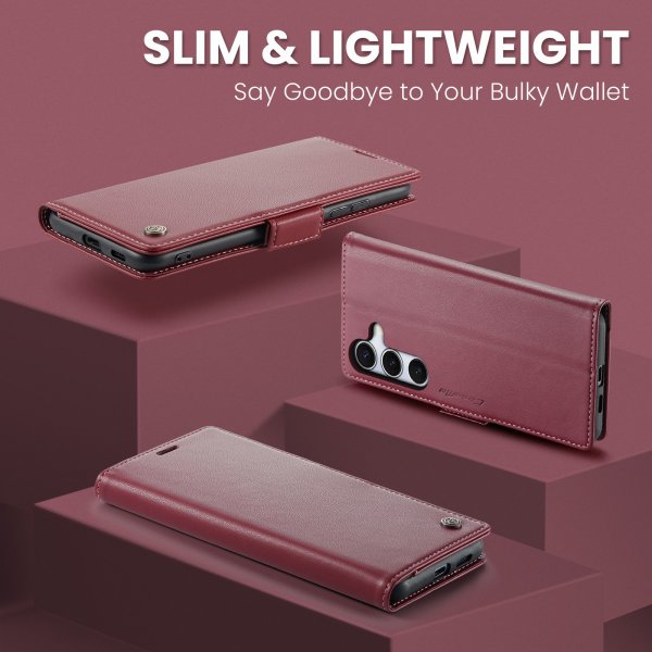 CaseMe Samsung Galaxy S25 FE Suojakotelo 023-sarja Punainen