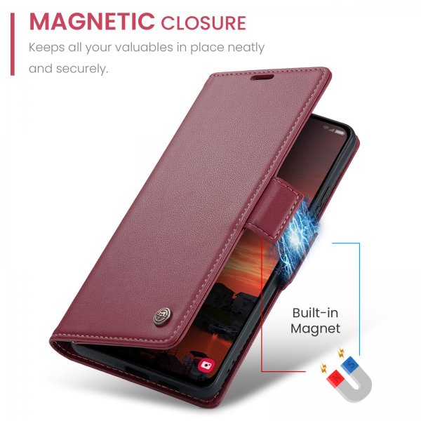 CaseMe Samsung Galaxy S25 FE Suojakotelo 023-sarja Punainen