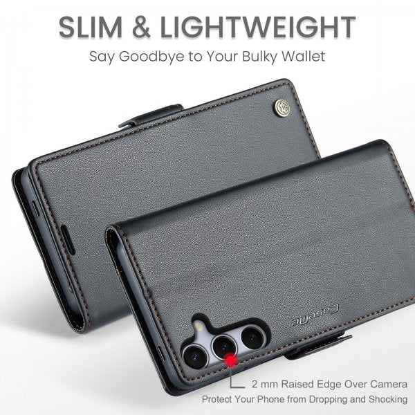 CaseMe Samsung Galaxy S25 FE Suojakotelo 023 Series Musta