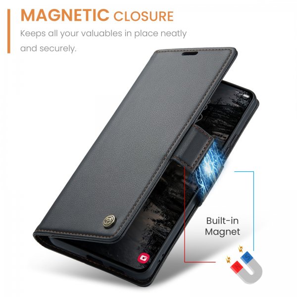 CaseMe Samsung Galaxy S25 FE Suojakotelo 023 Series Musta