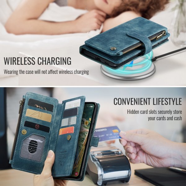 CaseMe Samsung Galaxy S25 FE Kotelo C30 Series Sininen
