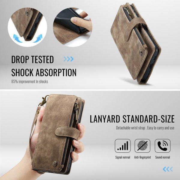CaseMe Samsung Galaxy S25 FE Suojakotelo C30 Sarja Ruskea