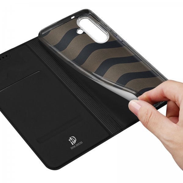 Dux Ducis Samsung Galaxy S25 FE Fodral Skin Pro Series Musta