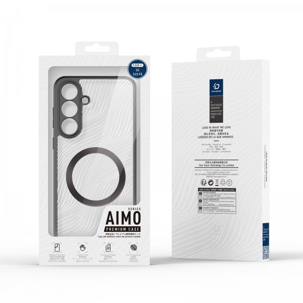 Dux Ducis Samsung Galaxy S25 FE Kuori Aimo Series MagSafe Musta