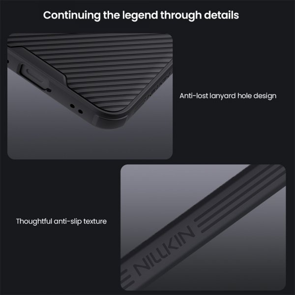 Nillkin Samsung Galaxy S25 FE Kuori CamShield Pro MagSafe Musta