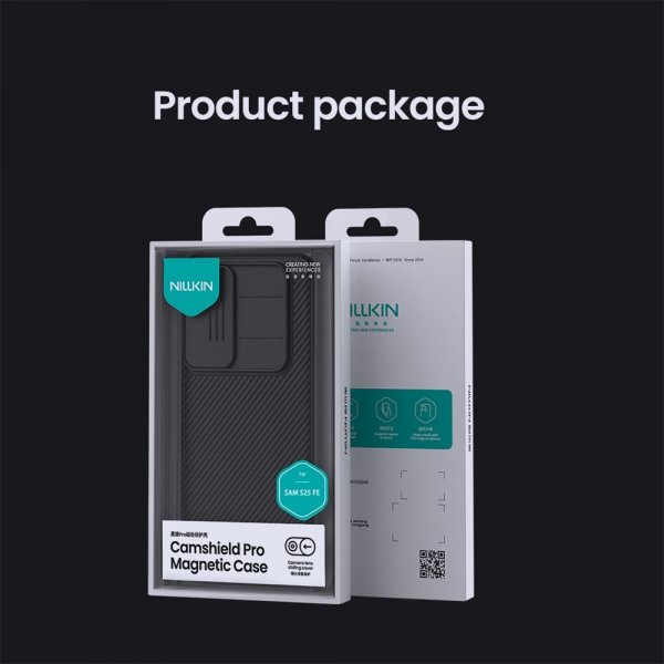 Nillkin Samsung Galaxy S25 FE Kuori CamShield Pro MagSafe Musta