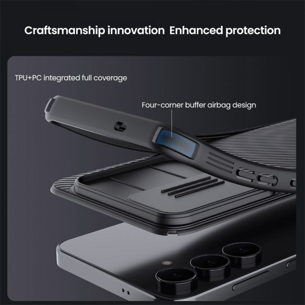 Nillkin Samsung Galaxy S25 FE Kuori CamShield Pro MagSafe Musta