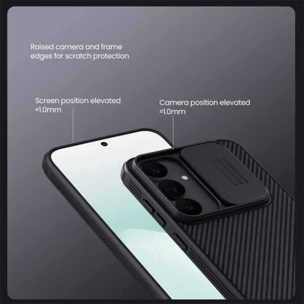 Nillkin Samsung Galaxy S25 FE Kuori CamShield Pro Musta