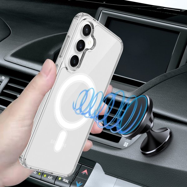 Nordic Covers Samsung Galaxy S25 FE Kuori Feather Series MagSafe Transparent