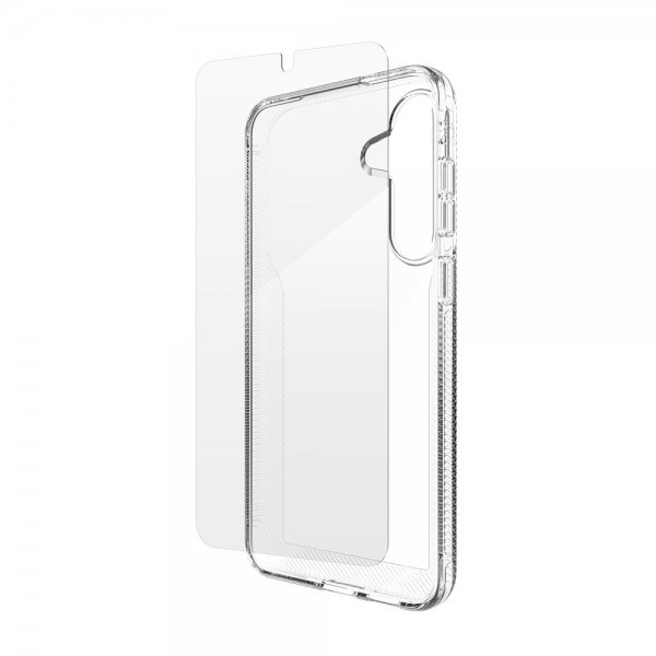 ZAGG Samsung Galaxy S25 FE -kuori näytönsuojalla Luxe & Glass läpinäkyvä