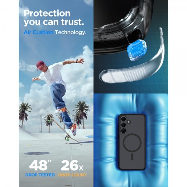 Spigen Samsung Galaxy S25 FE Kuori Ultra Hybrid MagFit Frost Black
