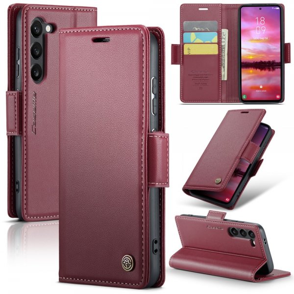 CaseMe Samsung Galaxy S24/S25 Kotelo 023 Sarja Punainen