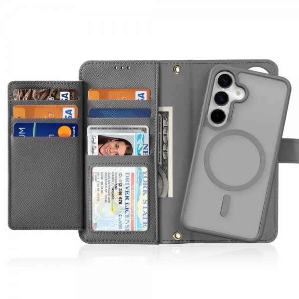 Dux Ducis Samsung Galaxy S25 kotelo 2-in-1 Lawa Series MagSafe Harmaa