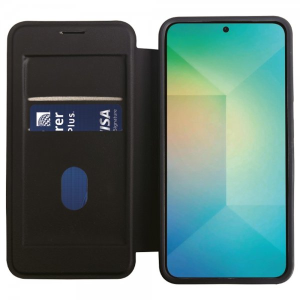 Vivanco Samsung Galaxy S25 -suojakotelo Mag Wallet, musta