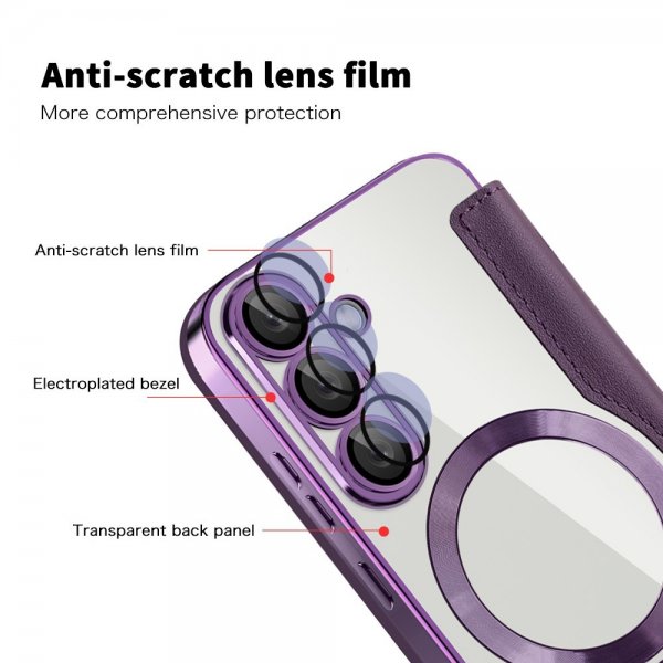 Samsung Galaxy S25 MagSafe-kotelo, violetti