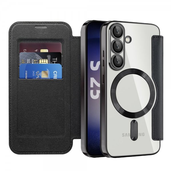 Samsung Galaxy S25 MagSafe -kotelo, musta