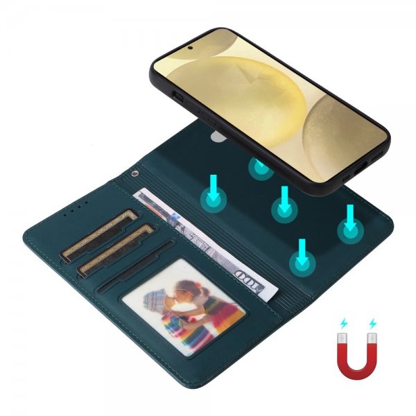 Betopnice Samsung Galaxy S25 -suojakotelo irrotettavalla kuorella 005 Sininen