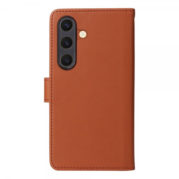 Betopnice Samsung Galaxy S25 -suojakotelo irrotettavalla kuorella 005 ruskea