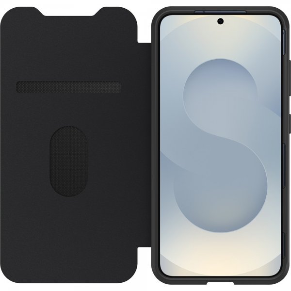 Otterbox Samsung Galaxy S25 React Folio -suojakotelo, Black Crystal
