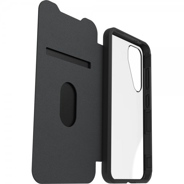 Otterbox Samsung Galaxy S25 React Folio -suojakotelo, Black Crystal