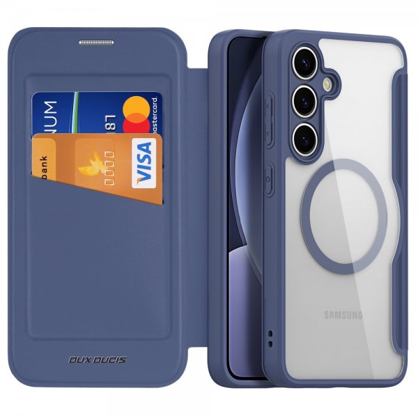 Dux Ducis Samsung Galaxy S25 -suojakotelo Skin X Pro Series MagSafe Sininen