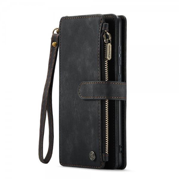 CaseMe Samsung Galaxy S24 Plus/S25 Plus -suojakotelo C30-sarja Musta