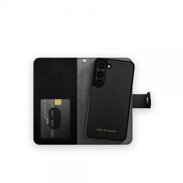 Ideal of Sweden Samsung Galaxy S25 Plus Magnet Wallet+ -kotelo, musta