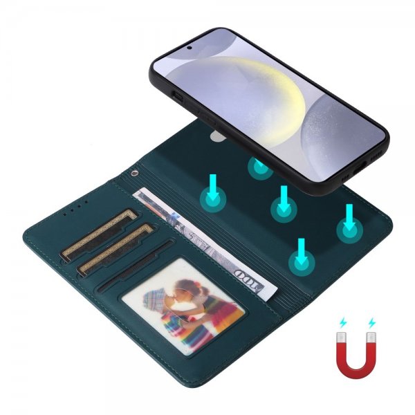 Betopnice Samsung Galaxy S25 Plus -suojakotelo irrotettavalla kuorella 005 Sininen