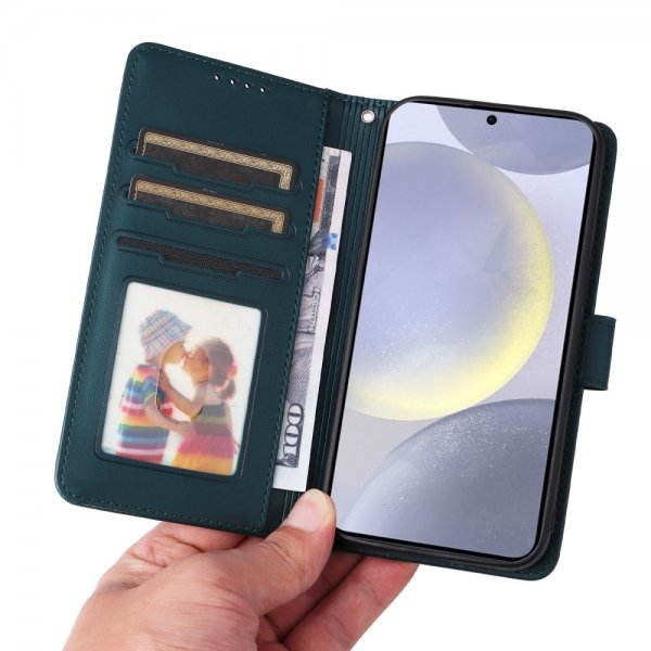 Betopnice Samsung Galaxy S25 Plus -suojakotelo irrotettavalla kuorella 005 Sininen