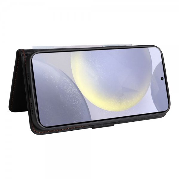 Betopnice Samsung Galaxy S25 Plus -kotelo irrotettavalla kuorella 005 Musta