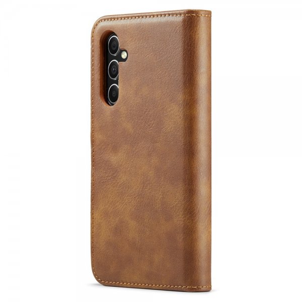 Dg.Ming Samsung Galaxy S25 Plus -kotelo irrotettavalla kuorella, ruskea