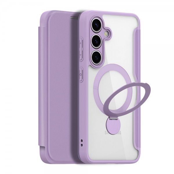 Dux Ducis Samsung Galaxy S25 Plus Kotelo Skin X Pro Series Kickstand MagSafe Violetti