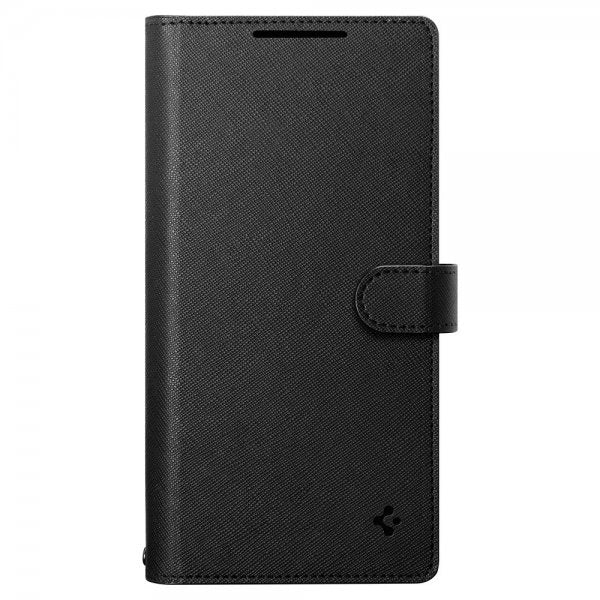 Spigen Samsung Galaxy S25 Plus -suojakotelo Wallet S, musta