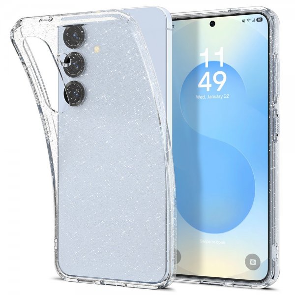 Spigen Samsung Galaxy S25 Plus Kuori Liquid Crystal Glitter Crystal Quartz