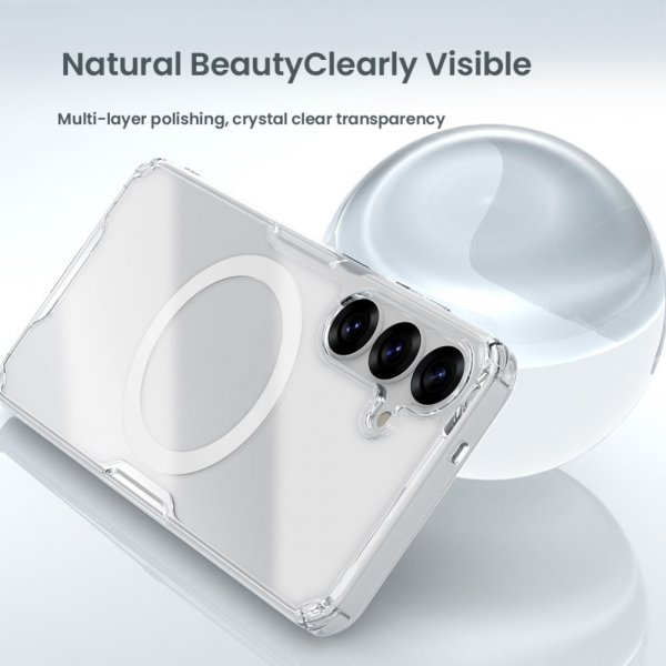Nillkin Samsung Galaxy S25 Plus Kuori Nature Pro Series MagSafe Läpinäkyvä