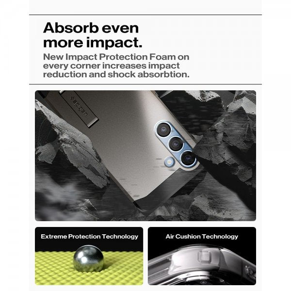 Spigen Samsung Galaxy S25 Plus Kuori Tough Armor MagFit Gunmetal