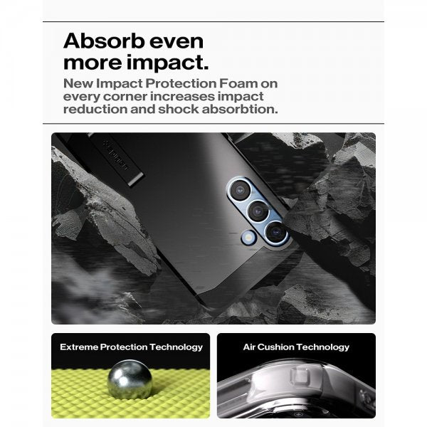 Spigen Samsung Galaxy S25 Plus Kuori Tough Armor MagFit Musta