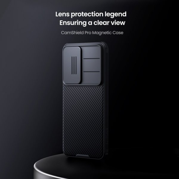 Nillkin Samsung Galaxy S25 -kuori CamShield Pro MagSafe, musta