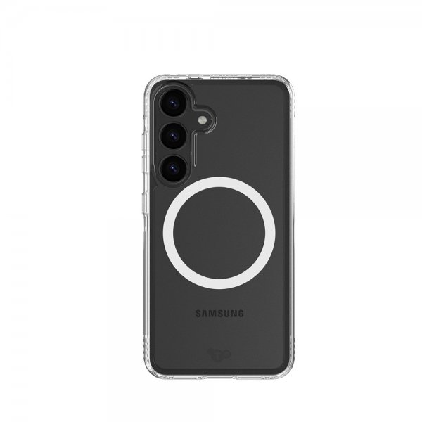 Tech21 Samsung Galaxy S25 -suojakuori EvoClear MagSafe, läpinäkyvä