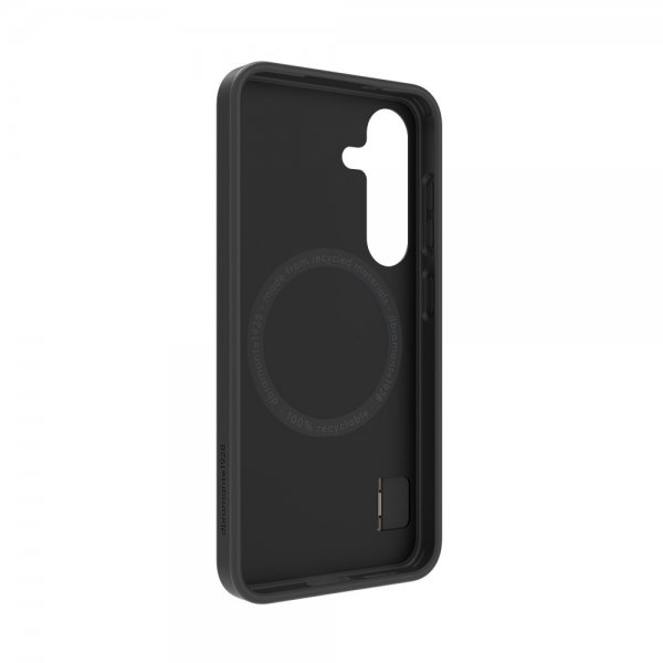 dbramante1928 Samsung Galaxy S25 Suojakuori Iceland Pro Qi2 Jalustalla Musta