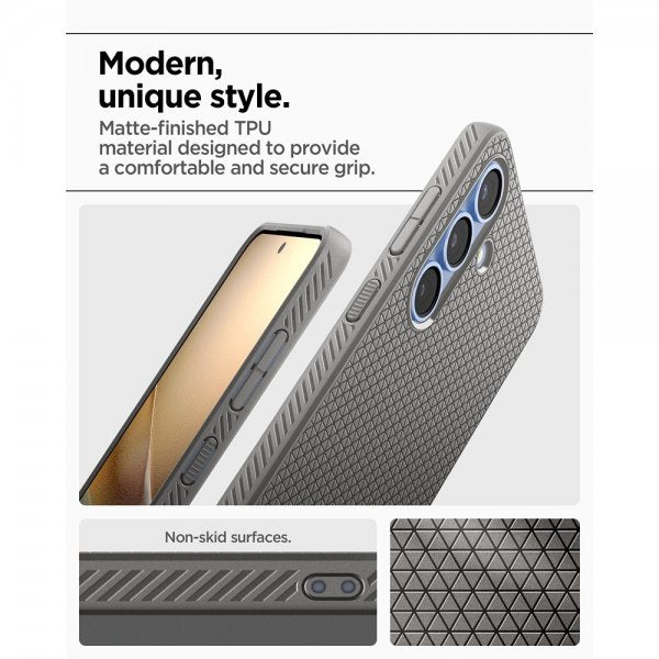 Spigen Samsung Galaxy S22 Kuori Liquid Air Marble Gray