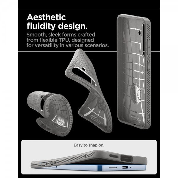 Spigen Samsung Galaxy S22 Kuori Liquid Air Marble Gray