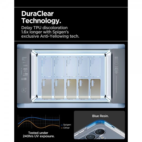 Spigen Samsung Galaxy S25 -kuori Liquid Crystal Crystal Clear