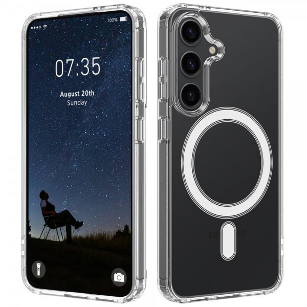 Samsung Galaxy S25 Kuori MagSafe Läpinäkyvä
