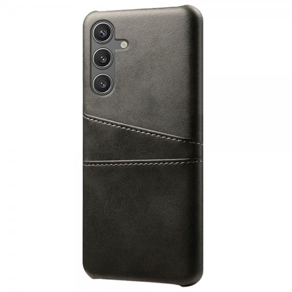 Samsung Galaxy S25 Kuori kahdella korttipaikalla Musta