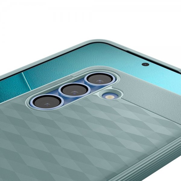 Spigen Samsung Galaxy S25 -suojakuori Parallax MagFit Sage Green