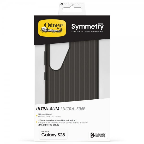 Otterbox Samsung Galaxy S25 -suojakuori Symmetry Soft Touch Dark Echo