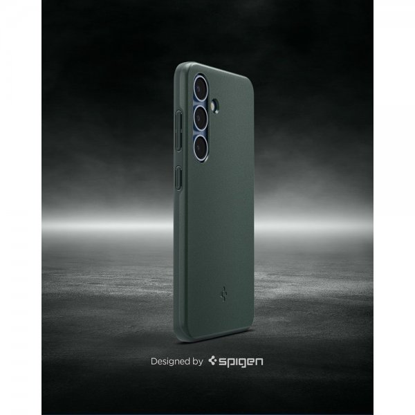 Spigen Samsung Galaxy S25 -kuori Thin Fit MagFit Abyss Green