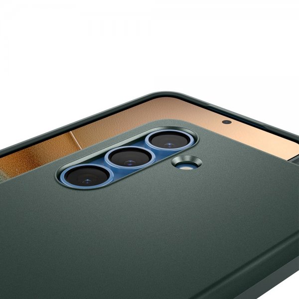 Spigen Samsung Galaxy S25 -kuori Thin Fit MagFit Abyss Green
